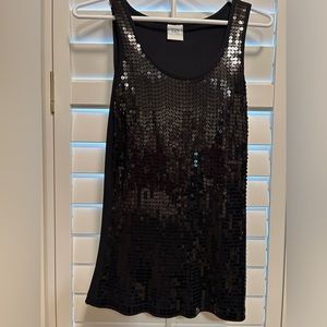 Pretty shiny top for any occasion with slacks